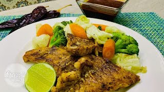 Come Rico y Sano PESCADO al Ajillo apto p DIABETES y KETO Cocina de Addy [upl. by Eelinej]