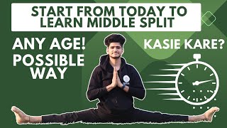 what is the way to do middle split  middle split kaise kare  middle split karne ka asan tarika [upl. by Hasen]