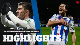 👊 𝟑 𝐠𝐨𝐚𝐥𝐬 🔛 𝟑 𝐩𝐮𝐧𝐭𝐞𝐧  HIGHLIGHTS sc Heerenveen  Fortuna Sittard [upl. by Yeldah664]