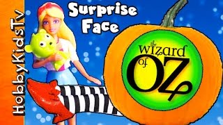 Wizard of Oz SURPRISE Pumpkin Dorothy  Munchkins SING HobbyKidsTV [upl. by Adnahsal387]