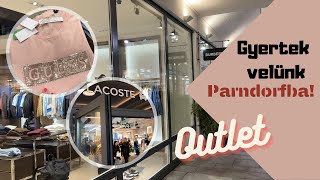 🛍️ PARNDORF OUTLET 2RÉSZ  GUESS GEOX MICHAEL KORS PLAYMOBIL [upl. by Annoj]