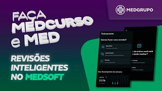 Vantagens de MEDCURSO E MED Revisões inteligentes no MEDSoft [upl. by Noeruat]