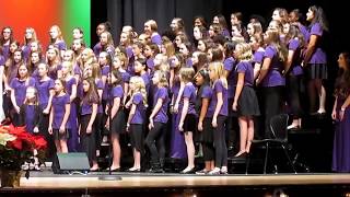 Phoenixville Area Middle School 7th and 8th Grade Chorus quotSleigh Bellsquot [upl. by Ludvig]