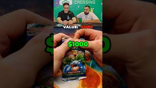 WE OPENED A 1000 SHADOWLESS BASE SET PACK 🤯🔥 shorts pokemon packopening [upl. by Ardra60]