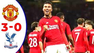 Manchester United vs Crystal Palace 3  0 Highlights Carabao Cup 2023 [upl. by Annamaria]