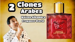 Clones Árabe de Versace Eros Flame maisonalhambra perfume arabe dupes [upl. by Yrreb]