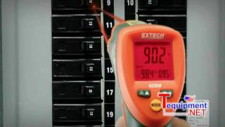 Extech 42509 12 Inches Dual Laser IR Thermometer [upl. by Foss]