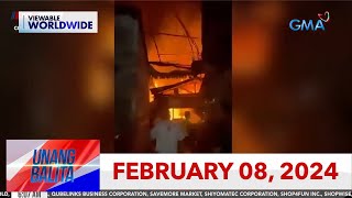 Unang Balita sa Unang Hirit FEBRUARY 8 2024 HD [upl. by Kcolttam]