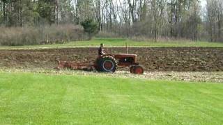 Allis Chalmers WD 45 Plowing [upl. by Bruell]