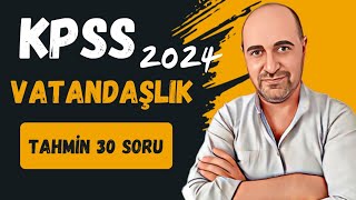 KPSS VATANDAŞLIK ÇIKABİLECEK 30 SORU [upl. by Nothgierc]