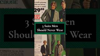 3 Suit Styles Men Should NEVER Wear [upl. by Adhern]