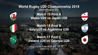 World Rugby U20 Championship Day 3  Wales U20 v Japan U20 [upl. by Perot519]