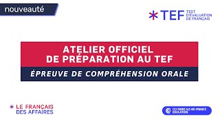 Préparer lépreuve de Compréhension orale du TEF [upl. by Woolson]