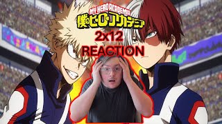 My Hero Academia 2x12 Todoroki vs Bakugo Reaction [upl. by Rolyab975]