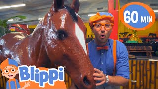 Blippi Explores Jungle Animals  Kids Fun amp Educational Cartoons  Moonbug Play and Learn [upl. by Otirecul92]