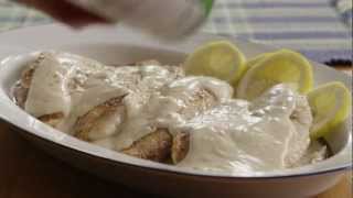 How to Make Garlic Alfredo Tilapia  Allrecipescom [upl. by Yruok205]