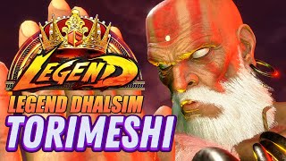 Street fighter 6 ◈ Torimeshi 1 Dhalsim legend high level gameplay [upl. by Repmek]