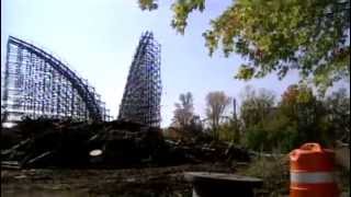 Son of Beast roller coaster dismantled [upl. by Rimaj]