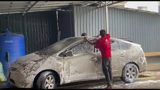 Secrets to Perfectly Washing Toyota Prius 2023 [upl. by Koetke]