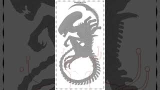 Xenomorph Speed Paint fanart speedpaint [upl. by Rebma]