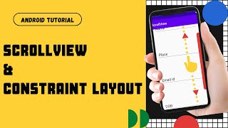 How To Use ScrollView in Android  Scroll View And Constraint Layout  Android Studio Tutorial [upl. by Nilde597]