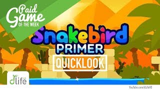 Snakebird Primer iOSAndroid  First Impressions Review [upl. by Schulein]