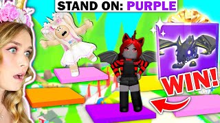 Touch The CORRECT Color Sky Block FIRST To WIN A PRIZE In Adopt Me Roblox [upl. by Larry]