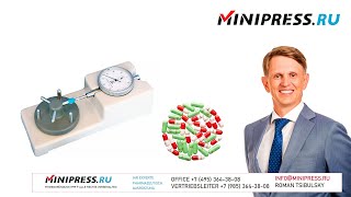 Labortabletten oder Kapseldickenanalysator HD02 Minipressru [upl. by Eelrahs]