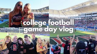 vlog football game day san diego state university [upl. by Valora]