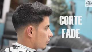 CORTE FADE PASO A PASO  DESVANECIDO PARA HOMBRE [upl. by Ahtnahc]