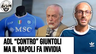 De Laurentiis su Giuntoli e Osimhen Nuove maglie Napoli e progetto chiaro  Avsim [upl. by Lurleen891]