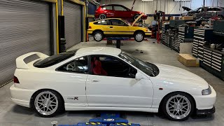 Full Makeover  JDM 1998 Honda Integra TypeR DC2  New Wheels Suspension OEM Body Kit Ep 2 [upl. by Ettezyl144]