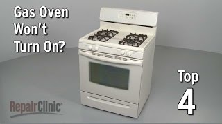 Top 4 Reasons Oven Won’t Turn On — Gas Range Troubleshooting [upl. by Oly]