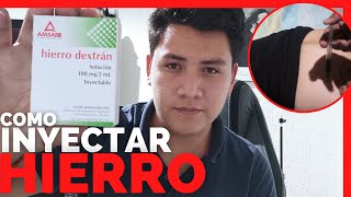 ✅Como ADMINISTRAR HIERRO sin DOLOR  INYECCION INTRAMUSCULAR en Z  ENFERMERIA [upl. by Ayekim321]