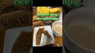 Firstime eating tupig sweet rice [upl. by Nicram42]