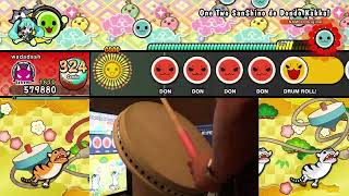 One Two Sanshino de Dondo Kakka Oni FC【Taiko Rhythm Festival】 [upl. by Colleen227]