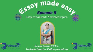 Essay made easy 9 Writing abstract topics [upl. by Imeaj]