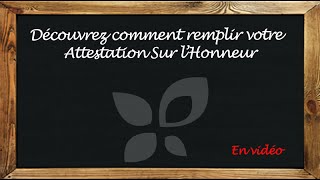 PrimesEnergiefr  Comment remplir son Attestation Sur lHonneur [upl. by Lleoj]