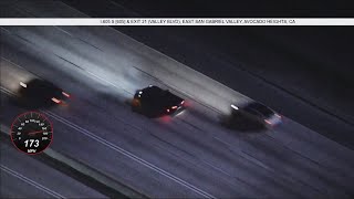 022224 Corvette tops 170 mph in LA freeway chase [upl. by Kurman]