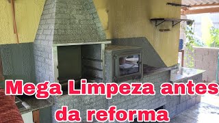 vloglavando roupaslimpeza no fogão a lenha para a reformacomprinhas [upl. by Nyladam]