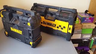 DEWALT TSTAK CONNECT AND TOUGHSYSTEM RADIO COMPARISON [upl. by Gaelan]