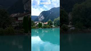 Interlaken switzerland swisstown swissbeauty swissalps swiss swisslakes swissvillage travel [upl. by Von]