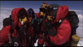 Touching the Top of Everest  1st blind ascent [upl. by Ettenuahs]