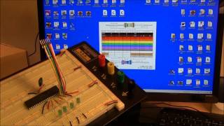 How to program the PIC18F4550 microcontroller blink demo board part 5 of 8 [upl. by Willard]