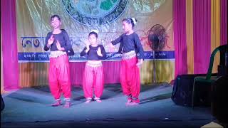 Aigiri Nandini Dance covered by the students of Prateeksha Institute choreographed by me [upl. by Decrem485]