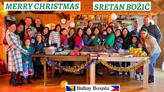 Proslava Božića s drugim Filipinkama u Bosna  Celebrating Christmas with other Filipino in Bosnia [upl. by Ioj]