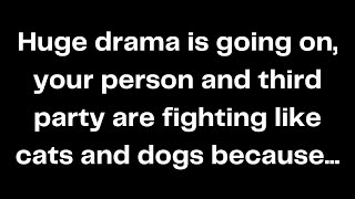 Huge drama is going on your person and third party are fighting like cats and dogs because [upl. by Elaynad]