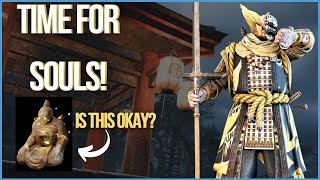 Sohei Adjacent Mythic Outfit Effect Blasphemous New Fit But Low Rep amp Gameplay  For Honor [upl. by Ylicic167]