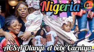 Sr Acsa Olangi Présente sa Fille 👧 Carniya Bracha au Nigeria  concert Noël 🎅 🎄 [upl. by Ttergram]