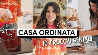 10 TRUCCHI GENIALI per una CASA SEMPRE ORDINATA [upl. by Areek160]